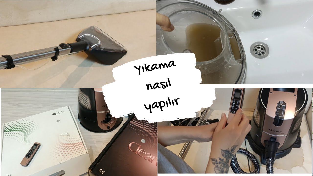 İhlas Aura Cleanmax Rose Temizlik Robotu Koltuk Yıkama işlemi anlatımı 
