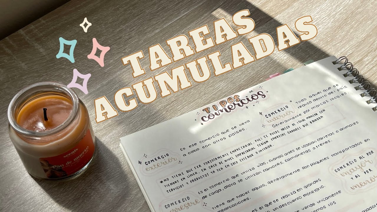 TAREAS ACUMULADAS 📔🌟 || HAZ TAREAS ACUMULADAS DE LA SEMANA CONMIGO ✨
