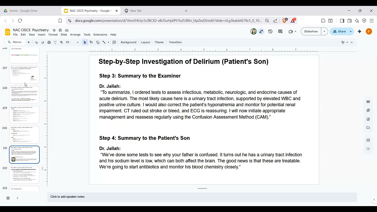 Delirium Investigations station