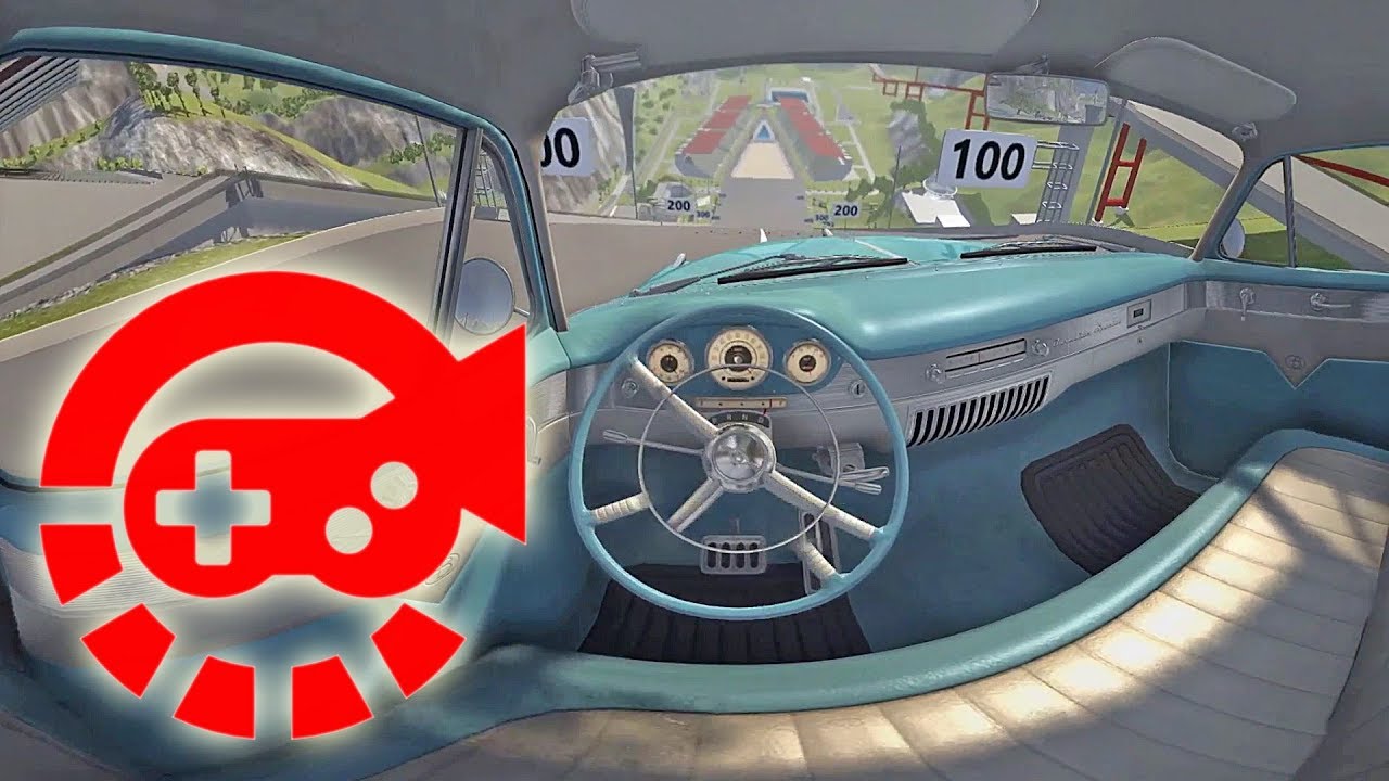 Видео 360° - Car Jump Arena, Part #2, BeamNG.drive