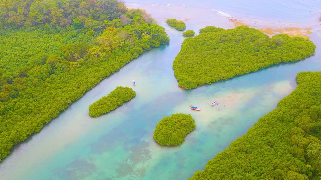 Hidden Tropical Paradise: 4K Drone Video Caribbean Islands, Panama