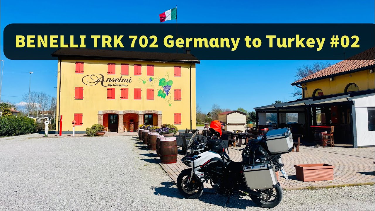 BENELLI TRK 702 Motorbike Adventure Germany to Turkey #02 Garda, Italy to Lovran, Croatia [S5 E8]