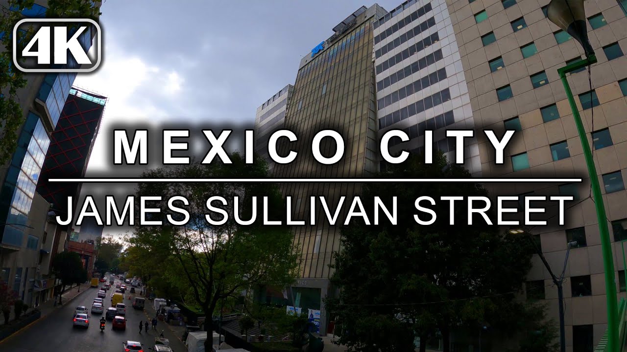 Calle James Sullivan, Colonia Cuauhtémoc 🇲🇽 Ciudad de México [Recorrido en 4K]