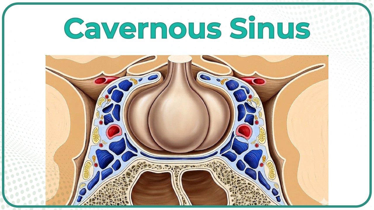 Cavernous Sinus Anatomy Animation : Tributaries, Communications and Cavernous sinus thrombosis