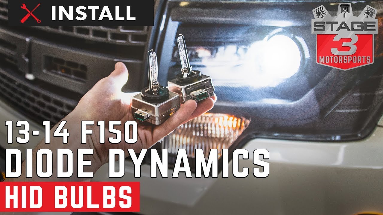 Замена штатных HID-ламп на F150 Diode Dynamics 2013-2014 гг.