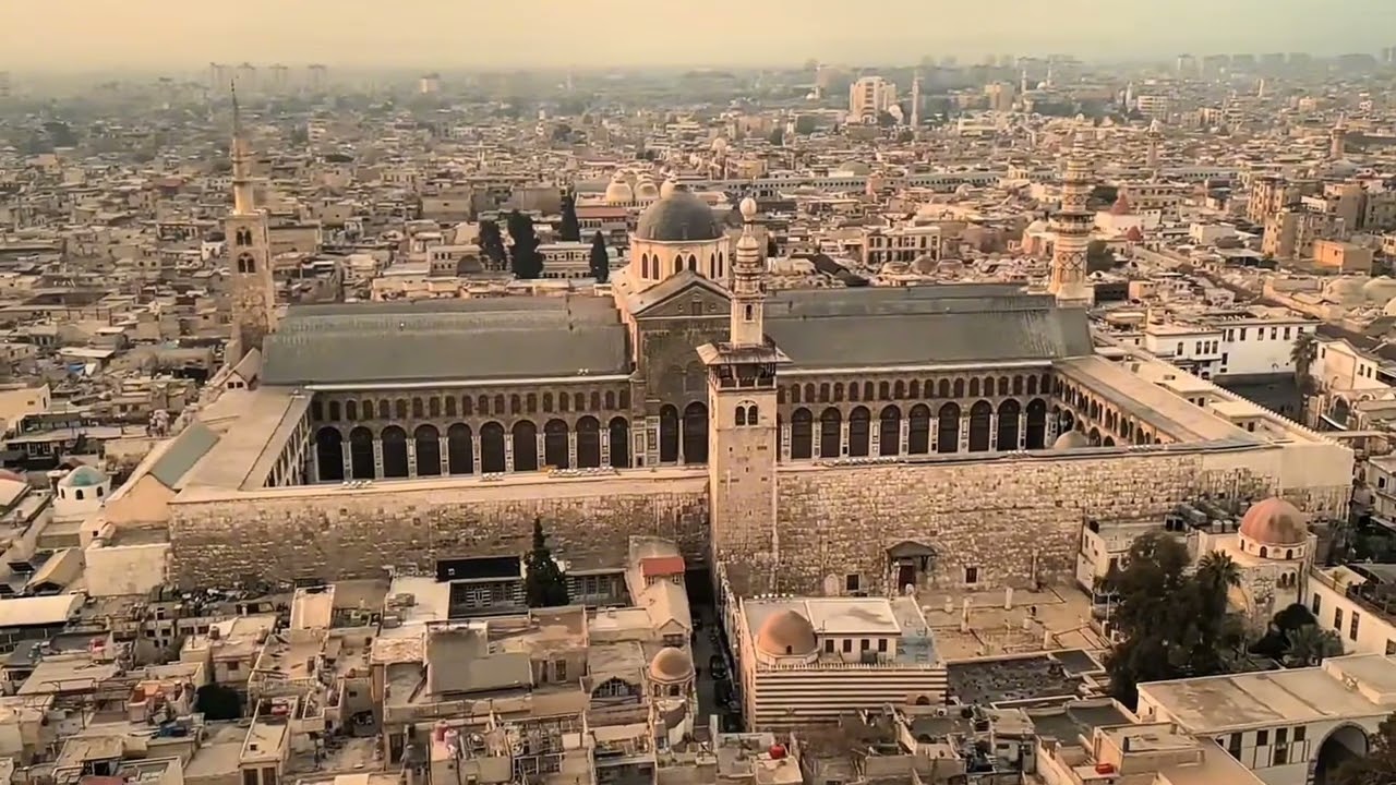 يا رفاقي ودعوا شهر الصيام .. الجامع الاموي بعد تحرير الشام