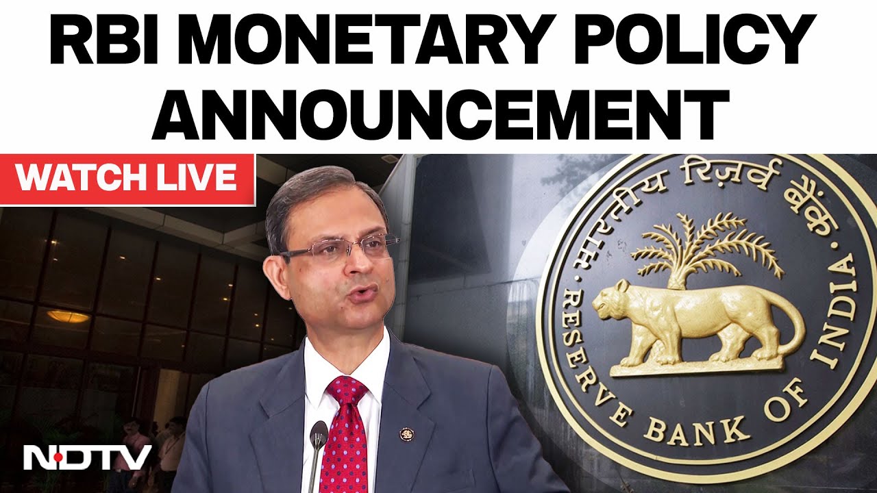 RBI Policy Today LIVE | RBI Governor Sanjay Malhotra Announces Policy Rates