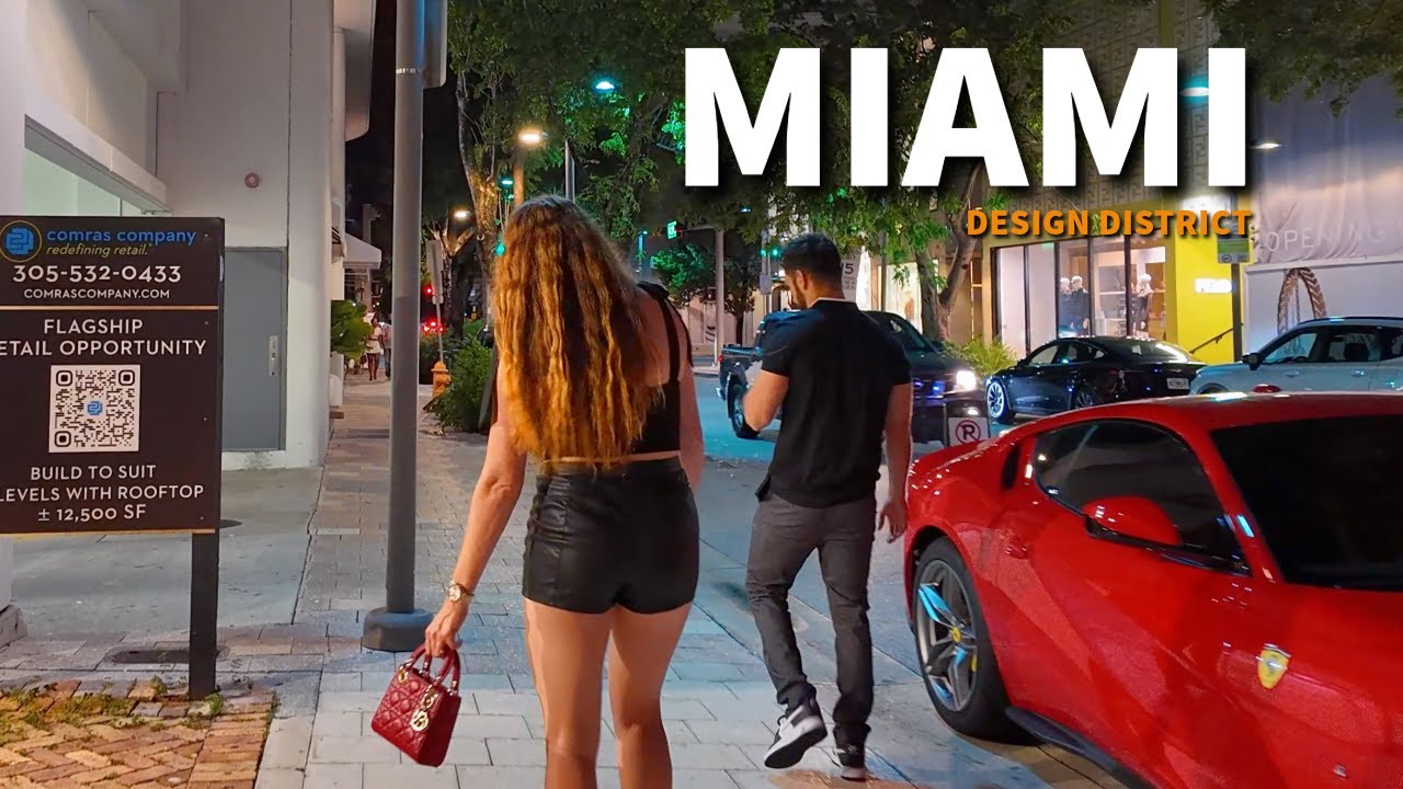 Miami's Most Luxurious Neighborhood at Night - Design District Walk