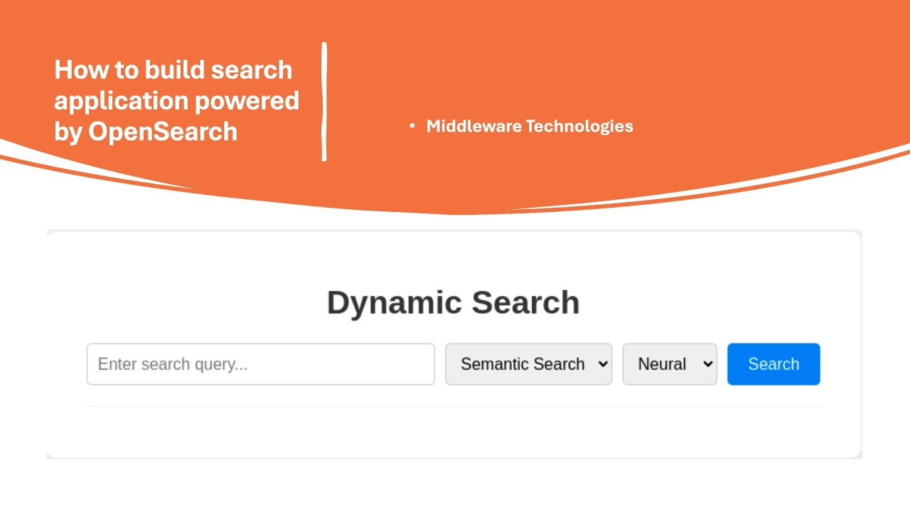 Как создать поисковое приложение на базе OpenSearch
