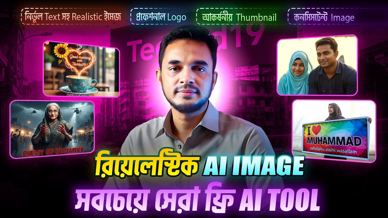 এআই দিয়ে রিয়েলিস্টিক ছবি তৈরি করার সবচেয়ে সেরা টুল । free ai Image generator bangla । AI tutorial