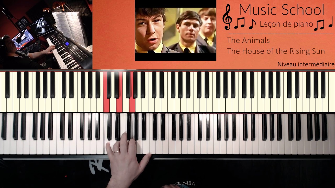 Leçon de piano  --  House of the Rising Sun -- The animals