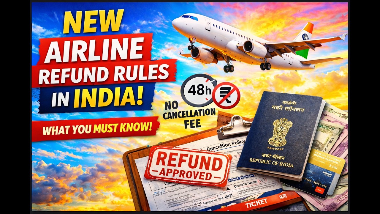 New Airline Ticket Refund Rules in India | Umakanta Patel