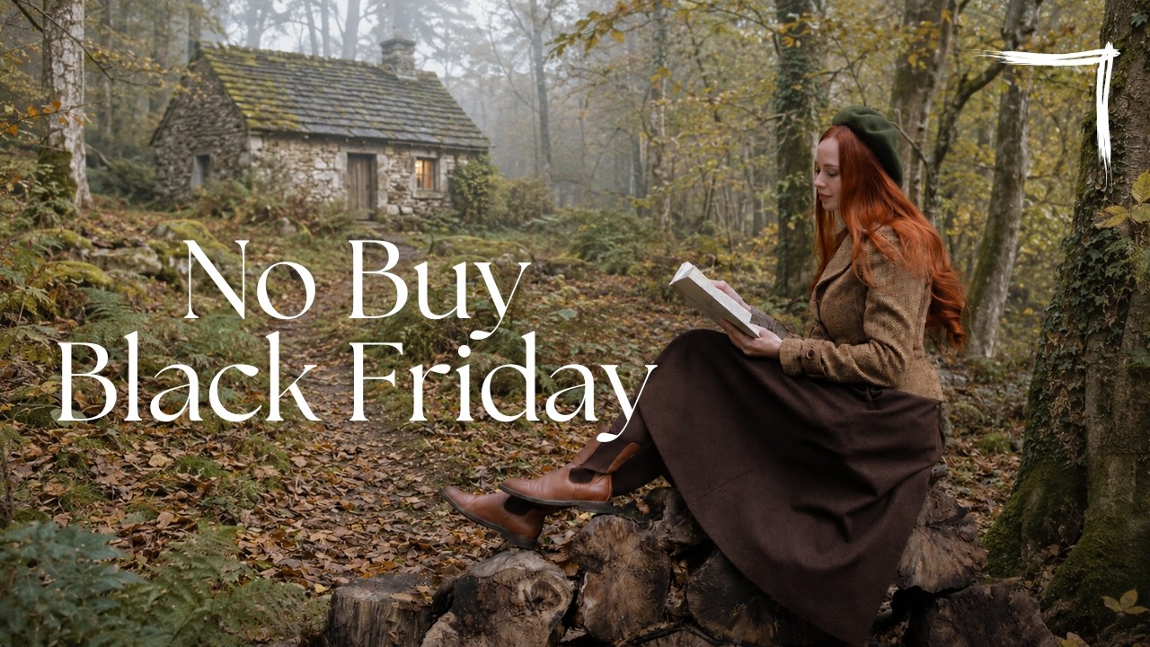 My simple living Black Friday (without shopping!) Slow living | Sustainable | Cottagecore