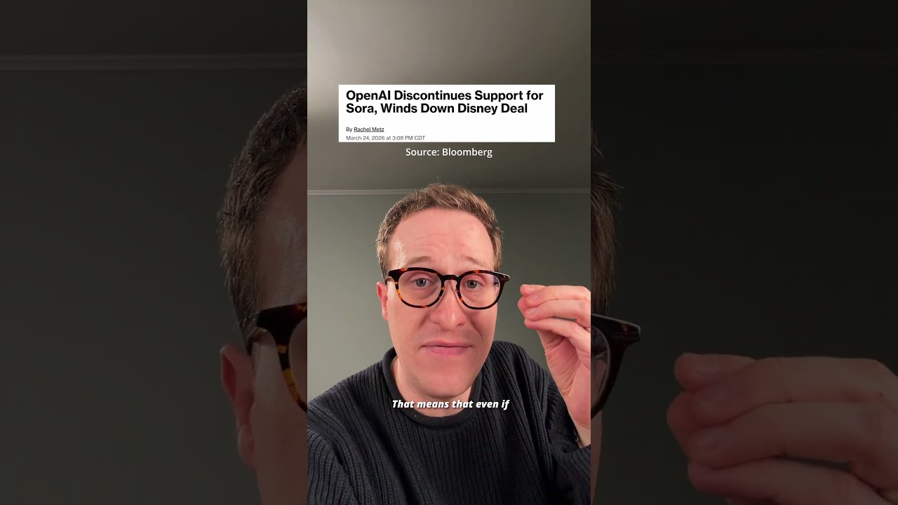 OpenAI закрывает Sora #aivideo #ai #news #sora