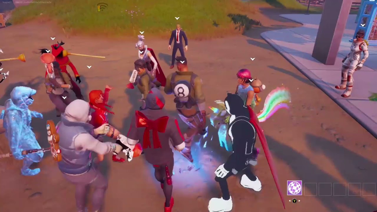 So Many Simps!?!? Wearing IKONIK Skin In Party Royale