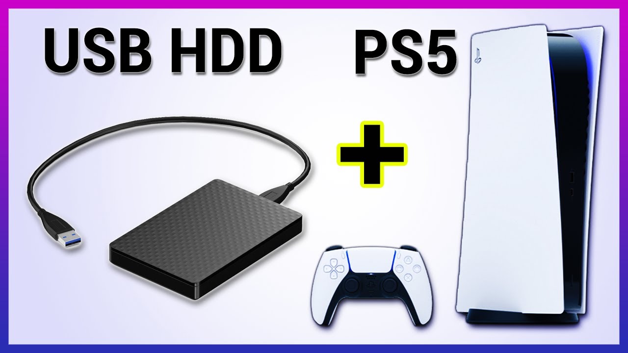 Как настроить внешний жесткий диск USB на PS5