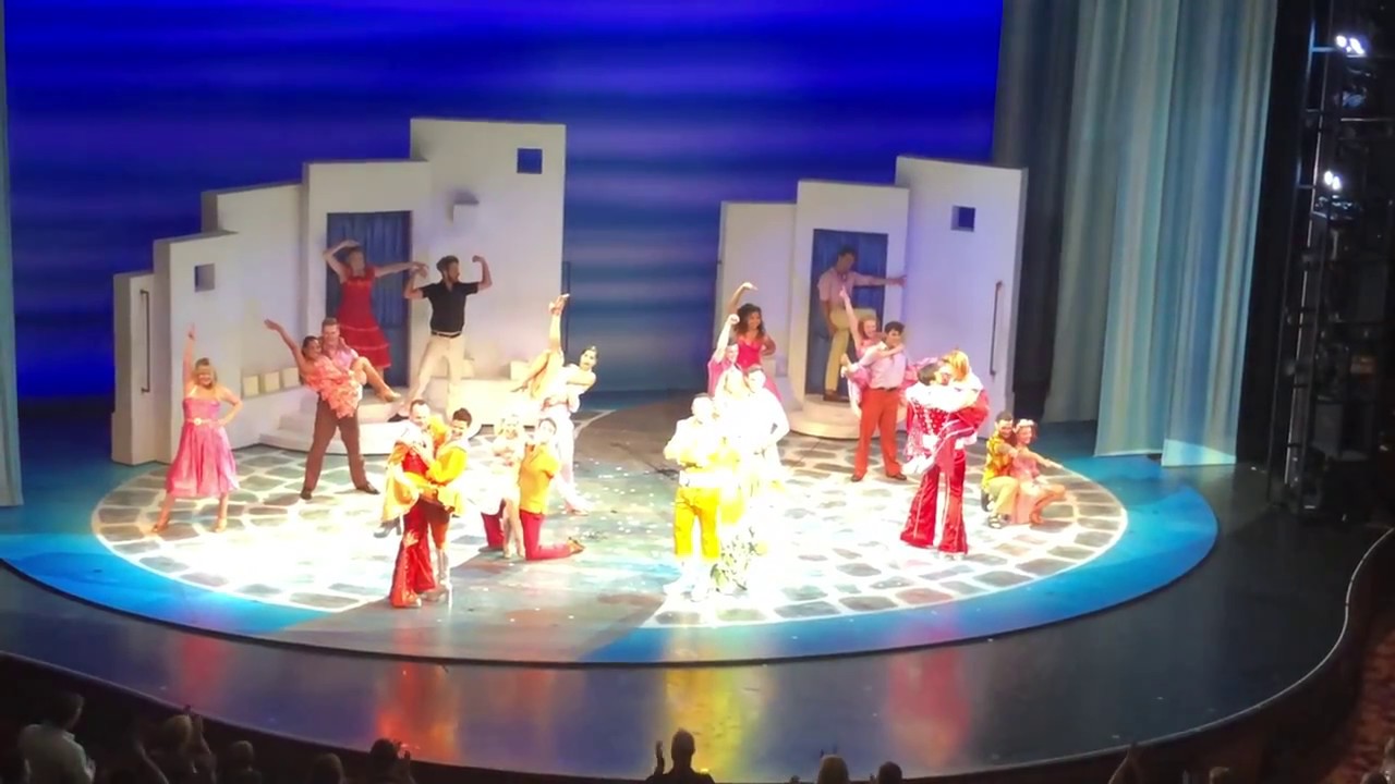 Allure of the Seas Mama Mia Finale August 21, 2018