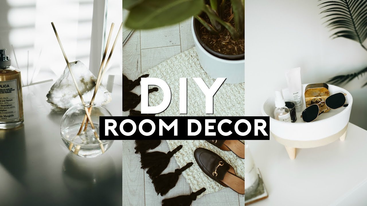DIY TUMBLR ROOM DECOR (Minimal + Trendy) 2018 | Nastazsa