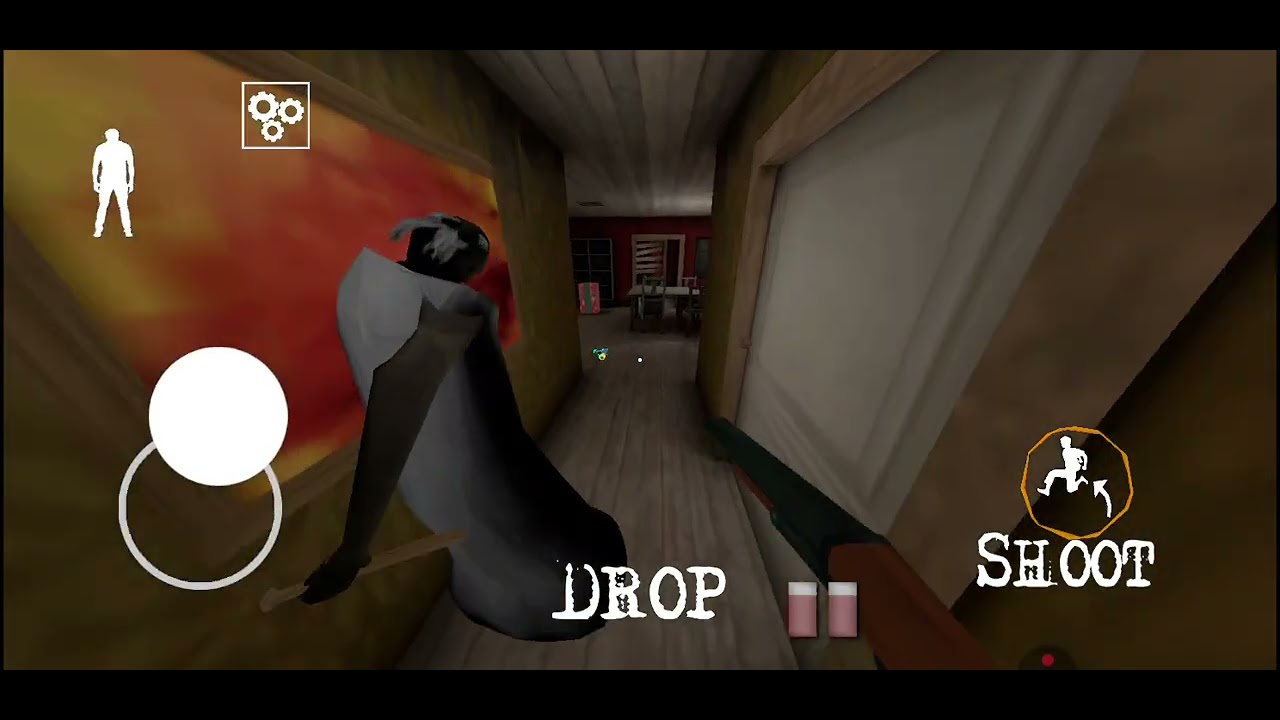 showing the custom map and making the escape through the door