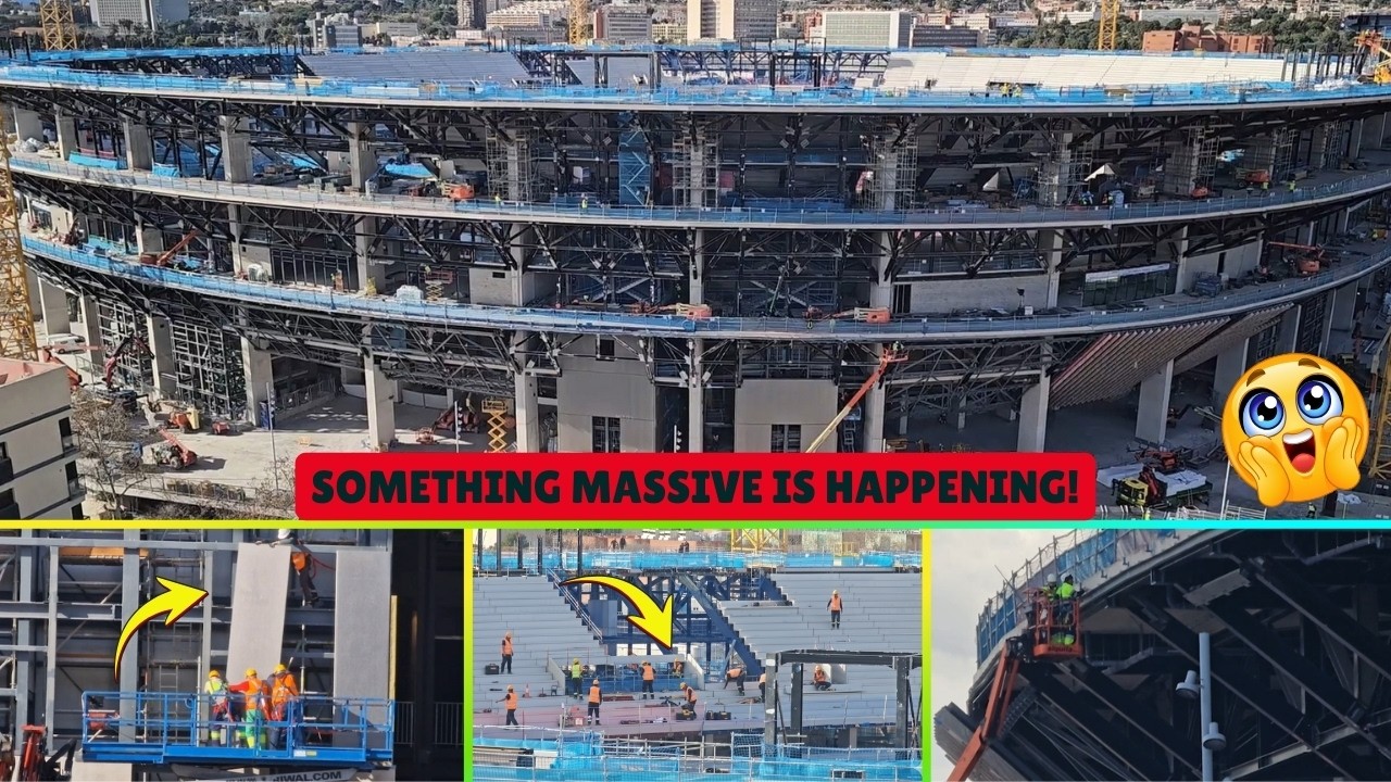 Something BIG Is Rising at Camp Nou! 😱 Massive Construction Progress Update