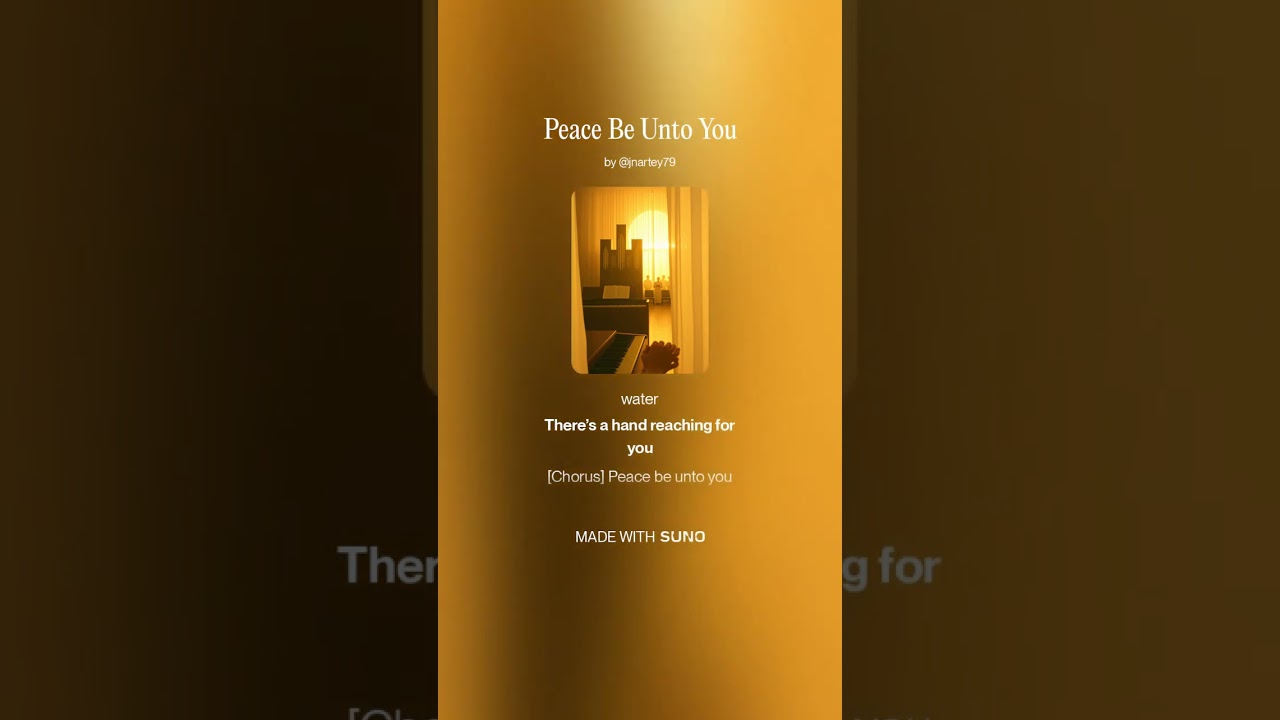 Peace Be Unto You (Gospel Music)