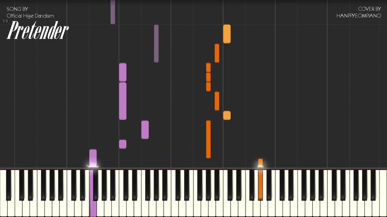 Official髭男dism(오피셜히게단디즘) - Pretender Piano Tutorial