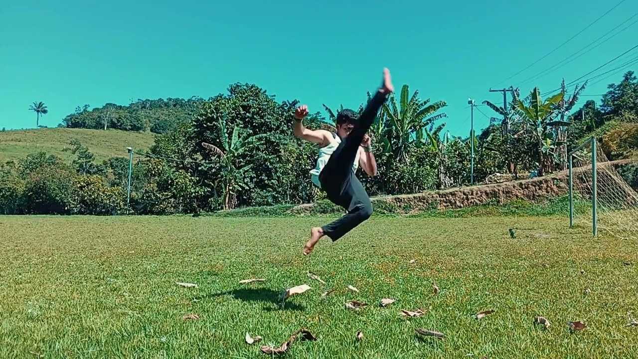 🔥 Combos insanos de artes marciais com acrobacia! #martialarts #tricking #capoeira #fight