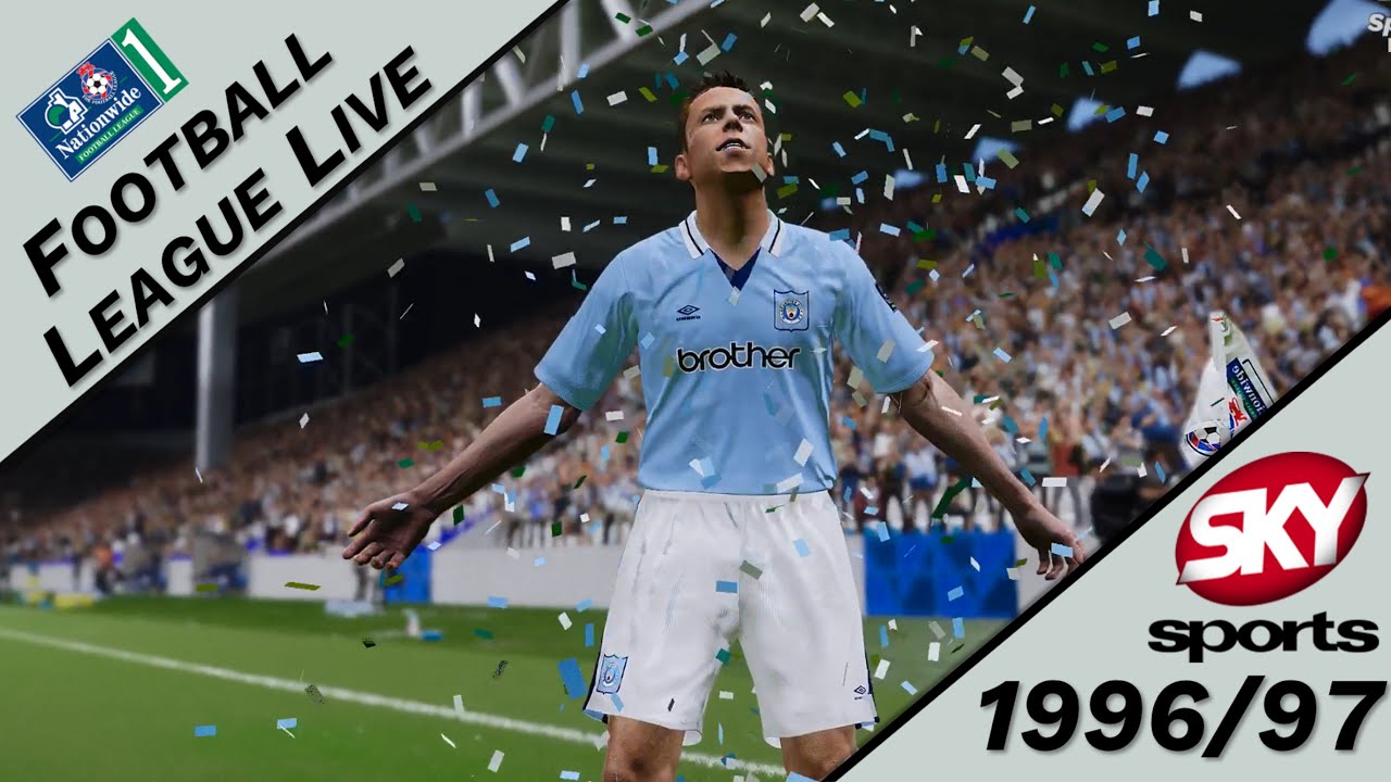 FRIDAY NIGHT FOOTBALL | Man City vs Ipswich Town | Nationwide 1st Division | 1996/97 Season PES 2021