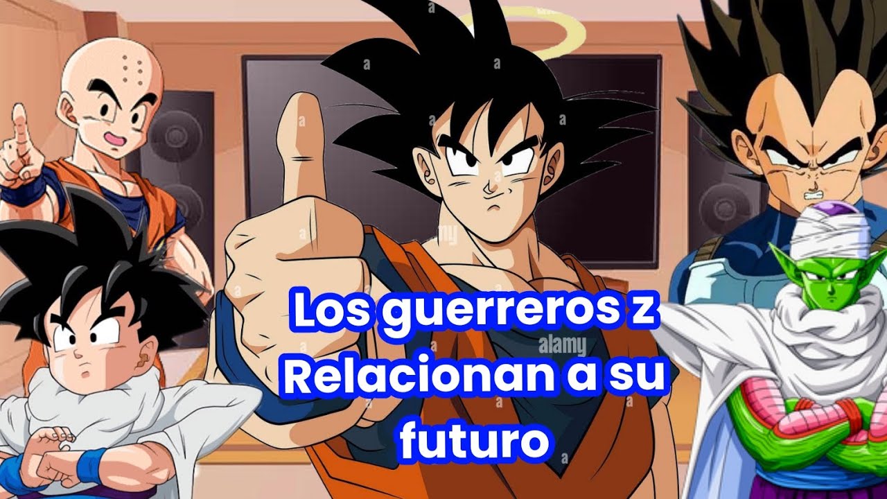 los guerreros z del pasado reaccionan a su futuro