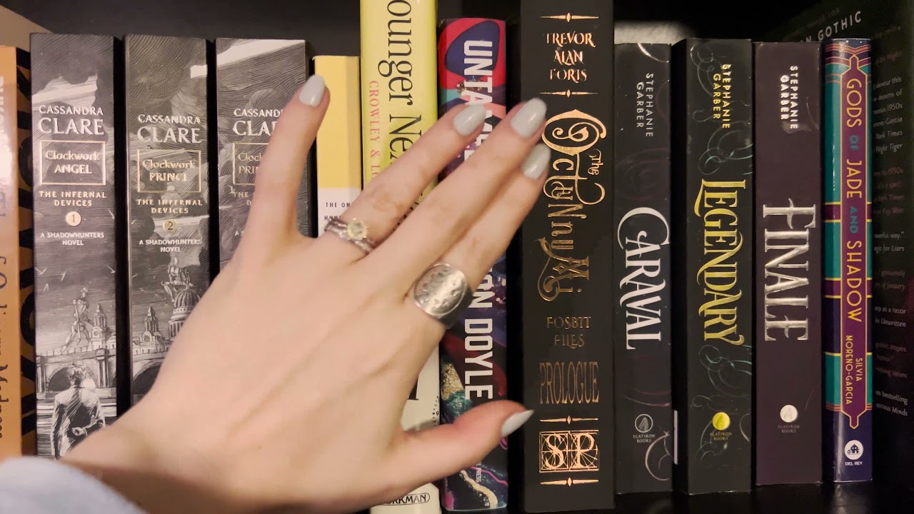 ASMR | Lo-fi Bookshelf Tingles 3 📚 | (Tapping, Tracing, Whispering)