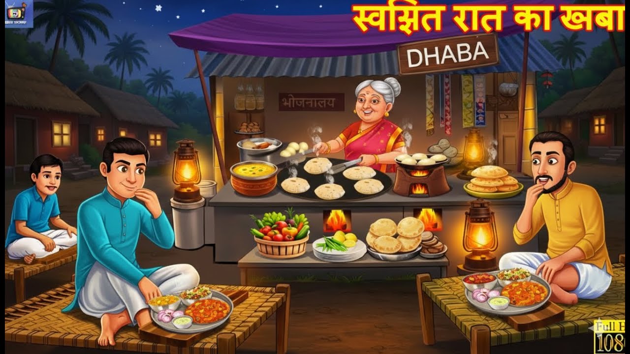 RAKHPUR KA DHABA | Hindi Kahani | Moral Stories | Hindi Cartoon | Hindi Story | Kahnaiya