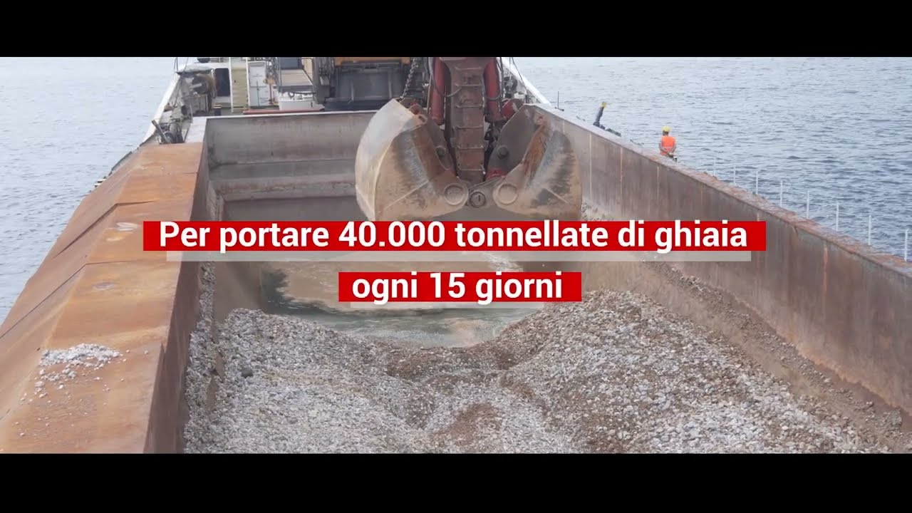 Diga Foranea di Genova: fasi finali di realizzazione delle prime 850 colonne giganti sommerse