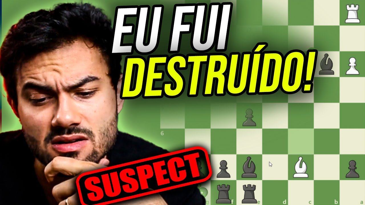 O adversário MAIS SUSPEITO que eu já enfrentei!! SpeedRun Xadrez Online #ep91