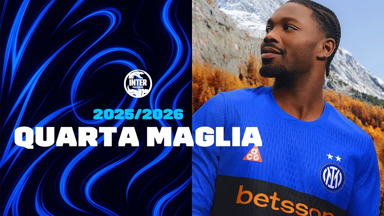 Nuova quarta maglia Inter 2025/2026 dall'Inter store di Milano #InterPerSempre