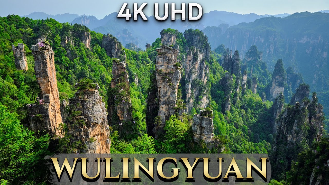 Wulingyuan Scenic Area Hunan, Zhangjiajie, China 4k