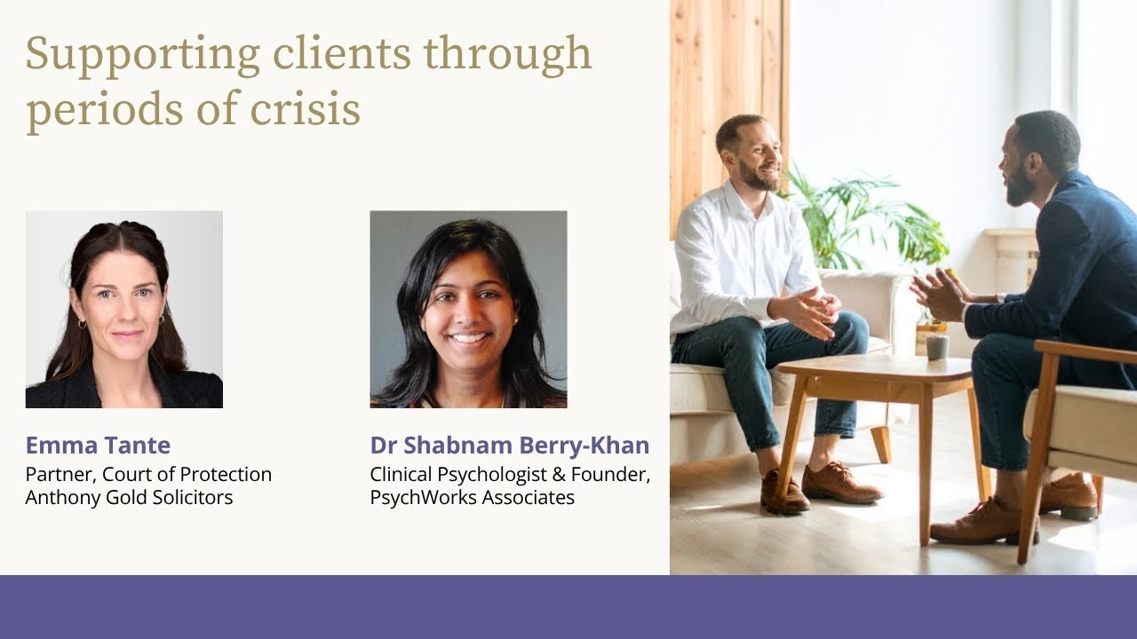 What support is available to individuals experiencing a crisis | Court of Protection