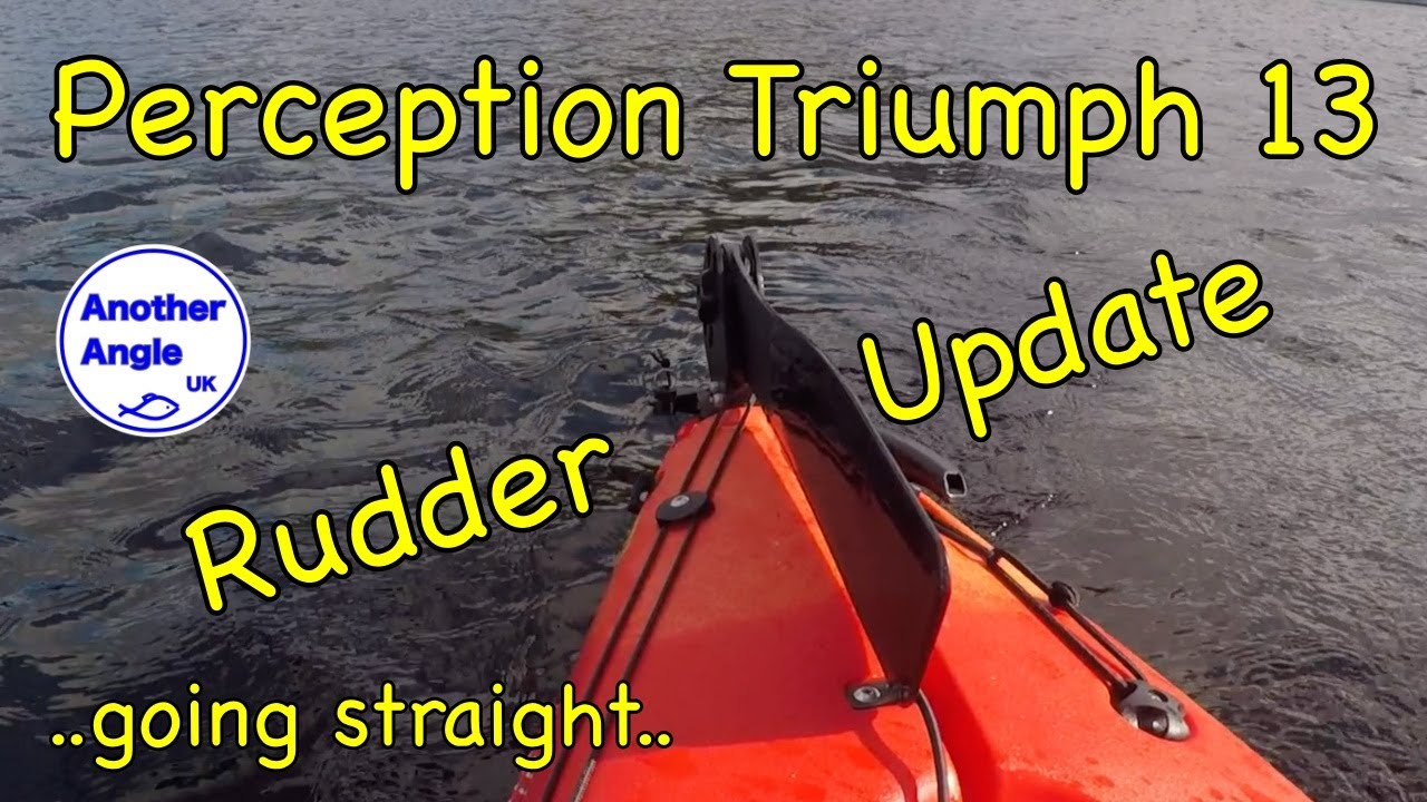 Kayak Rudder Review : Perception Triumph 13: Rudder kit Review : Wish I'd Fitted A Rudder Before.