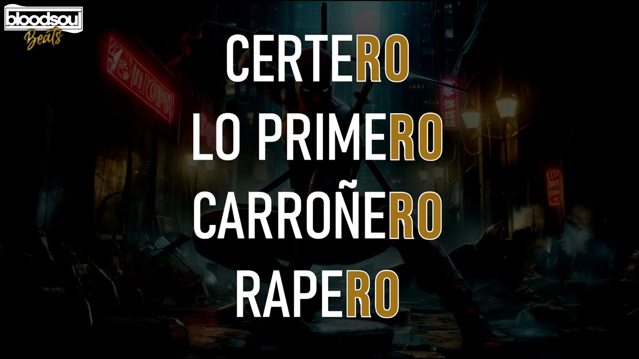 BASE DE RAP CON PALABRAS🔥ENTRENAMIENTO PARA IMPROVISAR RAP🎤