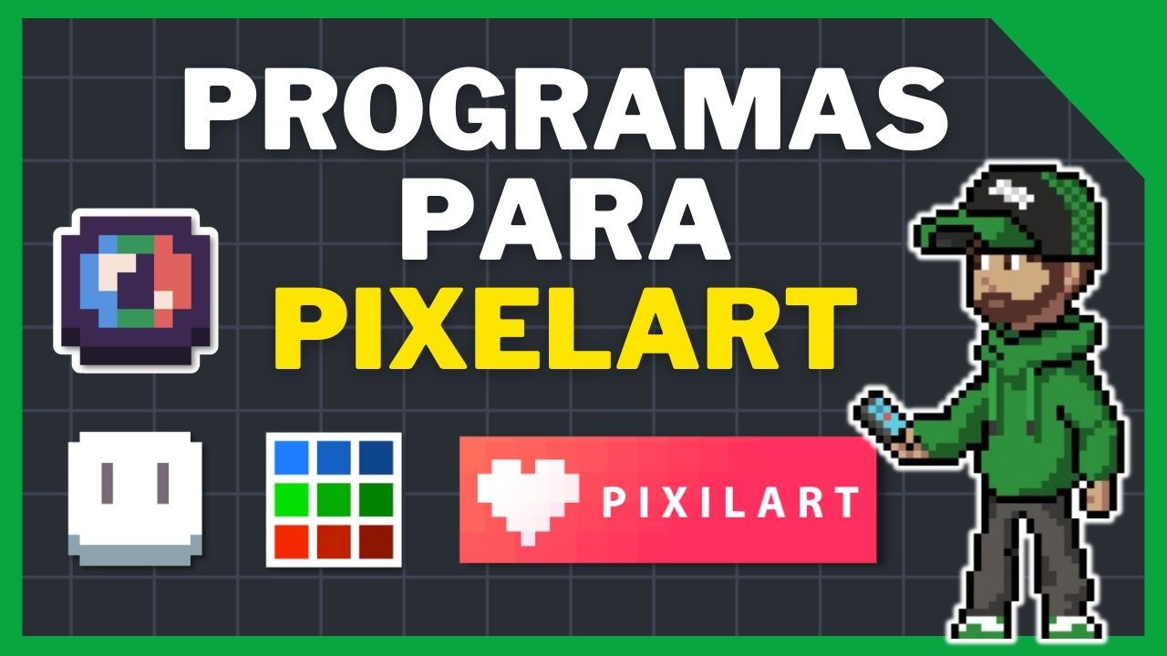 👍 Programas GRATIS para Hacer PIXEL ART Crear ANIMAR SPRITES para VIDEOJUEGOS