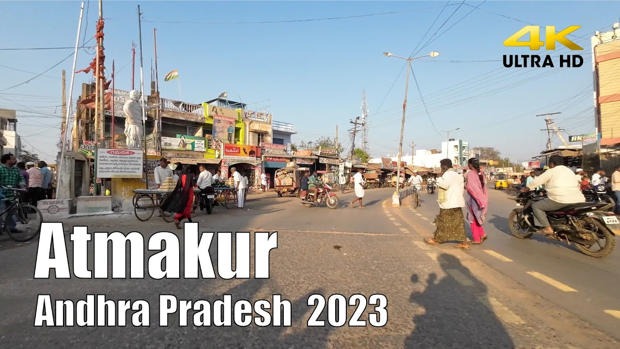 【India Drive 4K】Atmakur | Andhra Pradesh | 2023