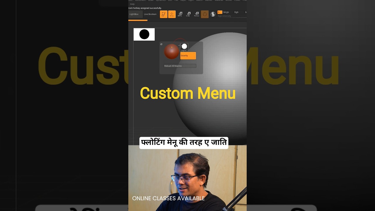 Custom Menu Zbrush Tips 