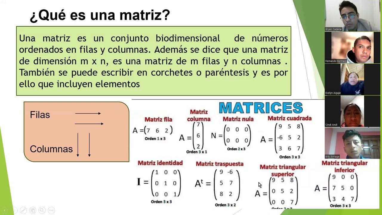 Matrices Partidas o Particiones de Matrices.
