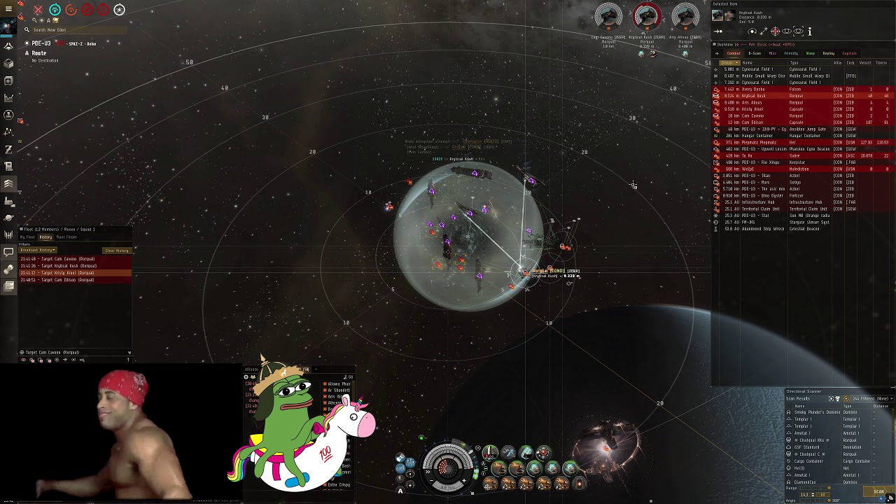Dreadbombing rorquals in Delve ft. Olmeca Gold