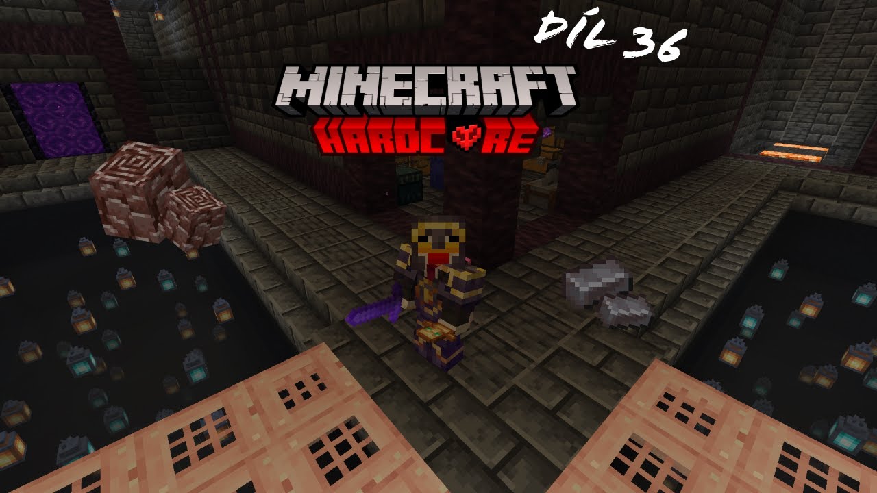 Netherite jdu si protebe Minecraft Hardcore (díl 36)