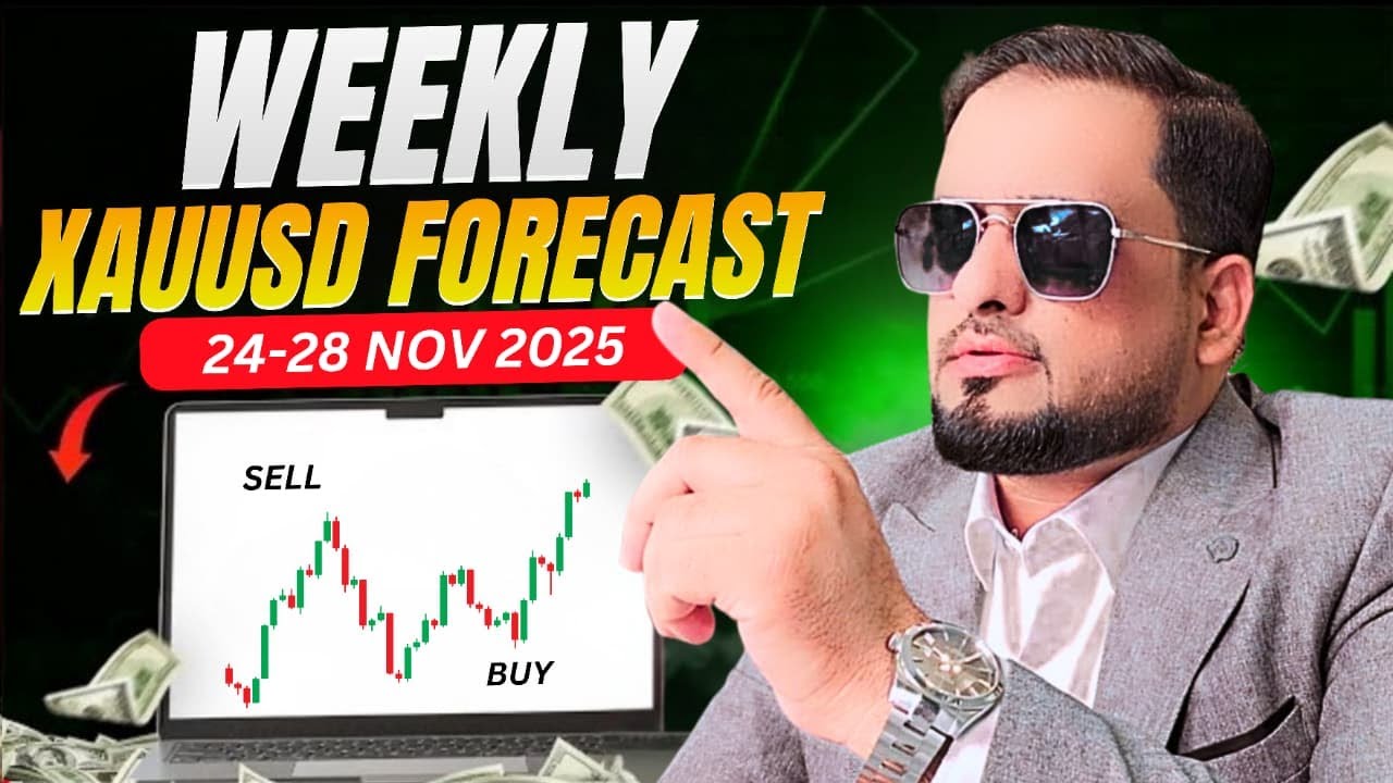 Weekly GOLD Forecast (NOV  24&ndash;28, 2025) | XAUUSD Key Zones & Outlook | US GOVT Reopen