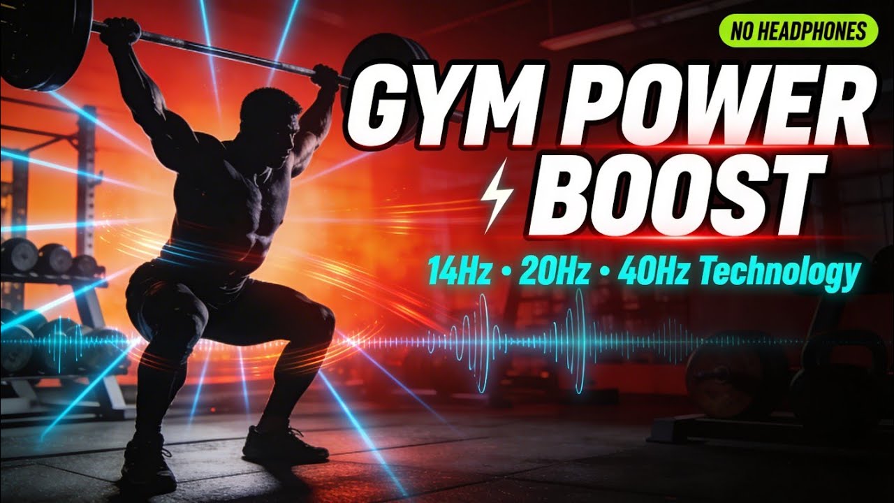 WORKOUT POWER BOOST – 1 Hour Gym Music 14Hz 20Hz Beta Technology Performance Enhancer