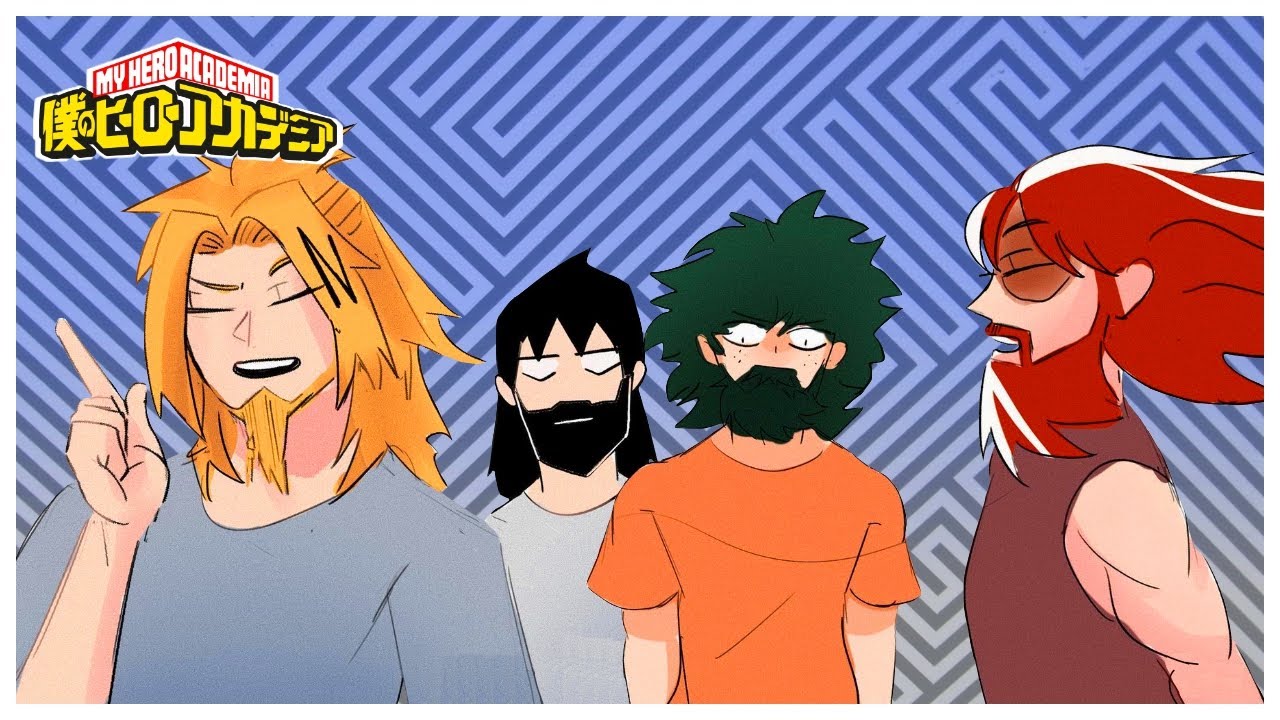 Class 1-A's Beards | My Hero Academia Comic Dub