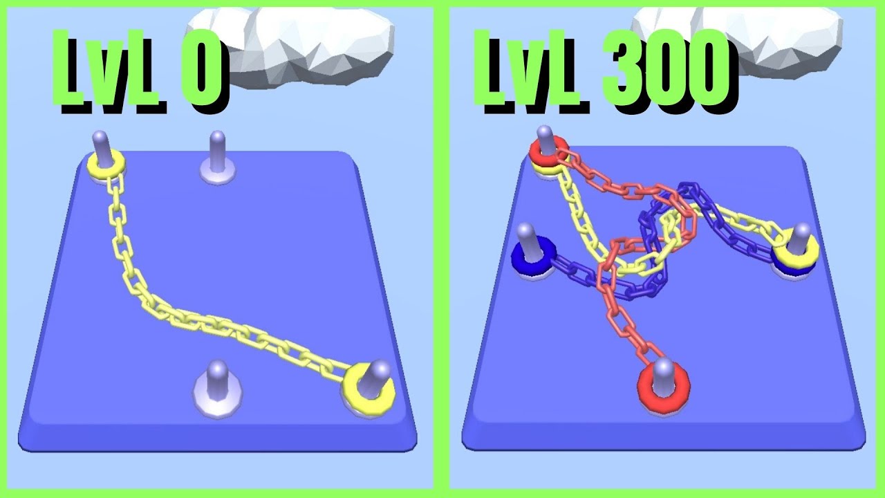 🔴Go Knots 3D - ALL LEVELS! WORLD RECORD! LvL 300!🔴