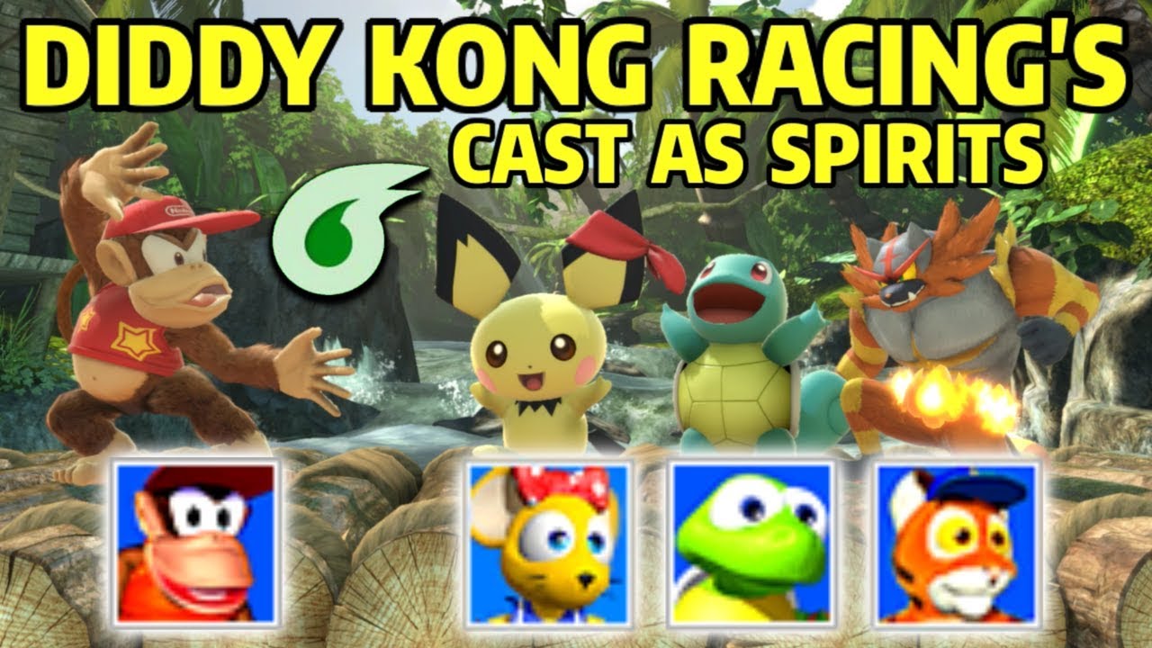 What if Diddy Kong Racing's Cast were Spirits in Super Smash Bros. Ultimate?