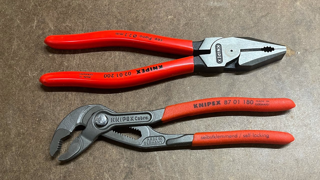 KNIPEX Pliers Part 2 (02 01 200) & (87 01 180)
